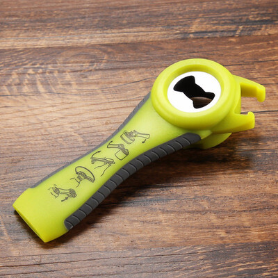 

Outdoor Premium All-in-one Bottle Opener Lid Twist Off Hand Gripper