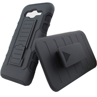 

Fivice Samsung J5 Case TPU armor anti-drop mobile phone outdoor bracket back clip PC shell phone case