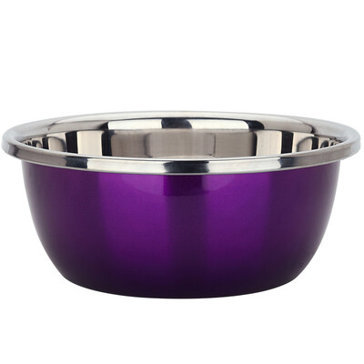 

Kitchen maxcook seasoning pot pots thickening stainless steel 22CM colorful purple MCWA126&noodles with vegetables salad dressing