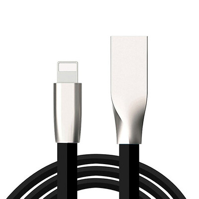 

TPE Lightning Charging Cable Sync Data Line Cord Metal Housing Durable Lightning Cable for iPhone X87 iPod iPad iOS Devices