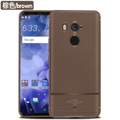 

HTC U11 Plus Case Deluxe TPU Anti-falling Lychee Silicone Phone Case