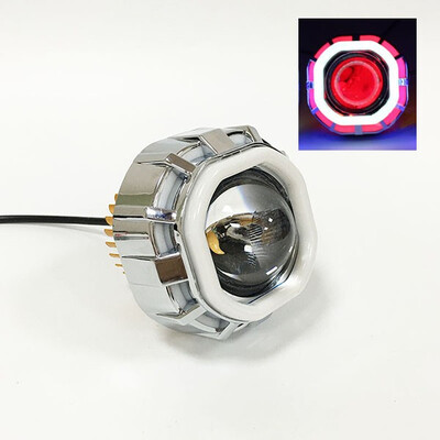 

1pcs Motorcycle LED Headlights 12v 2400lm Colorful Motorbike Bright Fog Lights Waterproof lamp Motorcycles Auxiliary Headlamp