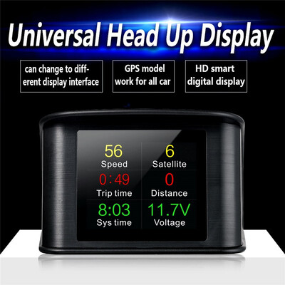

Automobile Trip On-board Computer Car Digital GPS OBD2 OBD Driving Computer Display Speedometer Temperature Gauge Hud