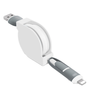 

Apple Android Two-in-one Data Line 1m Retractable Data Cable