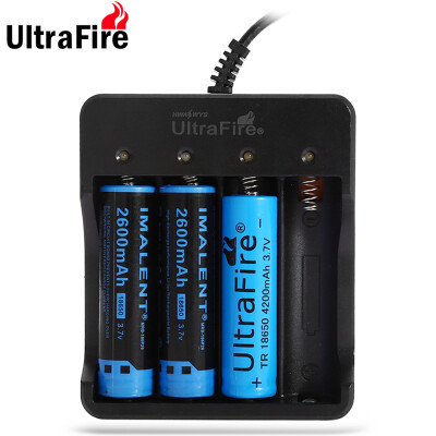 

UltraFire HD - 077B 18650 Battery 4-slot Charger AC 100-240V US Regulation