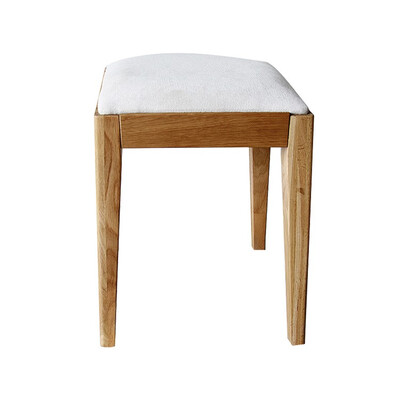 

2018 new design soild wood dresser stool with cushion