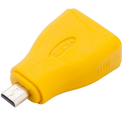 

Jinghua JH 0723 HDMI adapter HDMI to Mircro HDMI high-level female on the rotary adapter extension adapter HDMI converter head for the computer monitor projector adapter