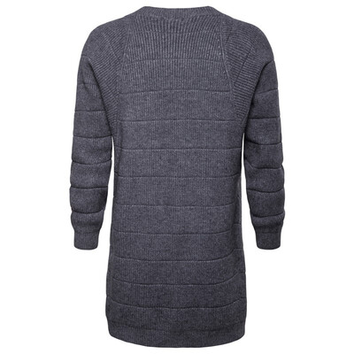 

AOWOF foreign trade long solid color sweater sweater sweater shirt jacket without buckle cardigan cloak YM015
