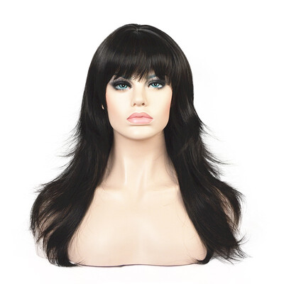 

StrongBeauty Synthetic Wigs Womens Long Alice Turned Black S Full Hair Wig COLOUR CHOICES