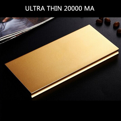 

NeillieN Ultra-thin mobile power supply Mobile phone charging treasurepolymer mobile powerDual USB Fast Charging Battery 20000m