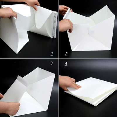 

200300400mm Mini Mini Photostudio Folding Lightbox Photography Studio Softbox LED Light Soft Box Camera Photo Background Box Lig
