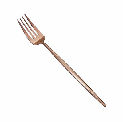 

OLOEY304 stainless steel knife fork spoon mirror mirror light titanium gold coffee spoon simple style knife set