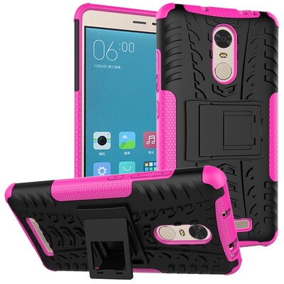 

Fivice Redmi note 3 Note 2 Pro Case TPU anti-fall tire pattern back clip bracket phone case