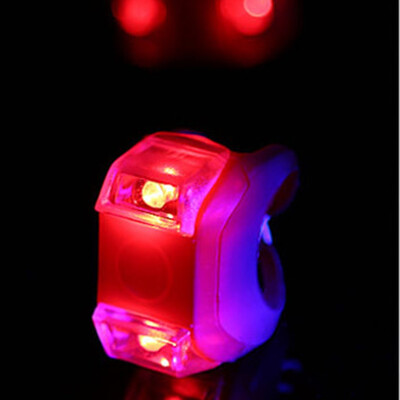 

3-Mode 2-LED велосипед Велоспорт Глава Передний свет задних светодиодных лампы-вспышки