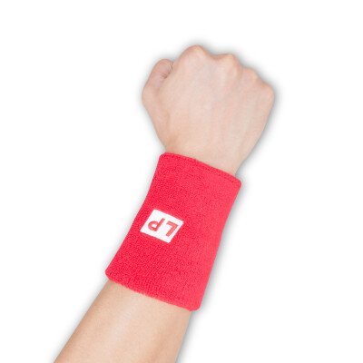 

LP660 cotton wrist sweat band movement wrist red single