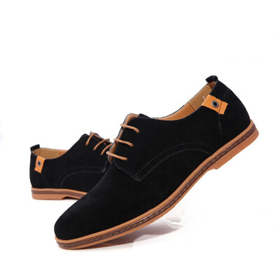 

IDIFU Mens Suede Oxfords
