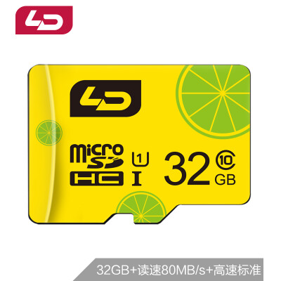 

Connaught LD 32GB TF micro-SD memory card U1C10 youth version read 80MB S flat speaker point reading machine driving recorder monitoring camera phone memory card