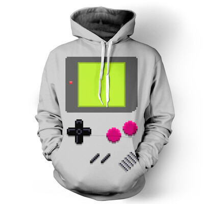 

QYDM027Mens Hoodie 3D Printed Women Pullover Sweater