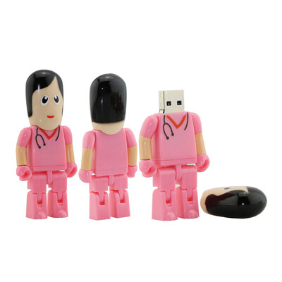 

4GB 8GB 16G 32G 64G 128G Doctors Model USB Flash Drive PenDrive U Disk USB Flash Disk Thumb Drive USB Stick Pen Drive Memory Stick