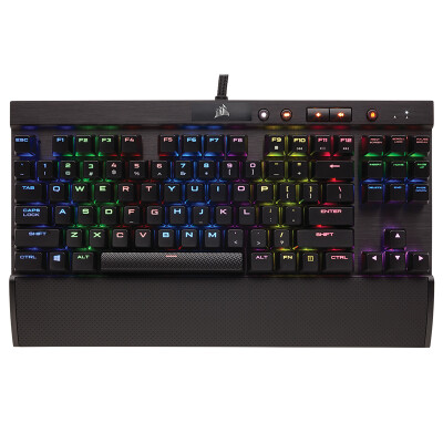 

USCorsair Gaming Series K65 RGB Rapidfire Symphony Backlit Machine Game Keyboard Black Silver Shaft Jedi Survival Chicken Keyboard