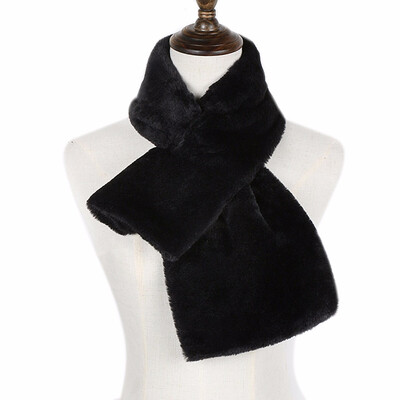 

Winter Warm Soft Faux Fur Scarf Muffler Neck Warmer for Women Men