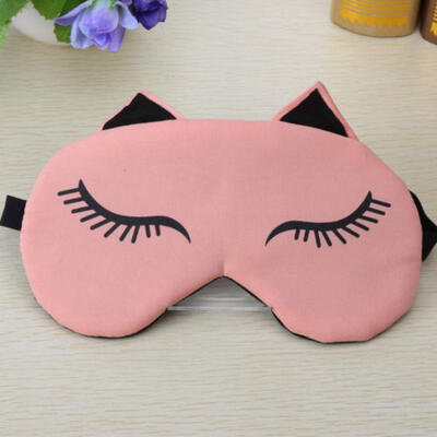 

Eye Mask Cartoon Fox Sleep Soft Padded Shade Cover Rest Relax Sleeping Blindfold