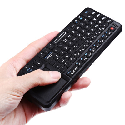 

TR-MWK High Performance 24GHz Wireless QWERTY Keyboard Touchpad with Receiver for HTPC PS3 Xbox360