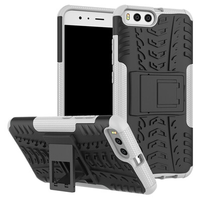 

Fivice Redmi 66A Case TPU anti-fall tire pattern back clip bracket phone case