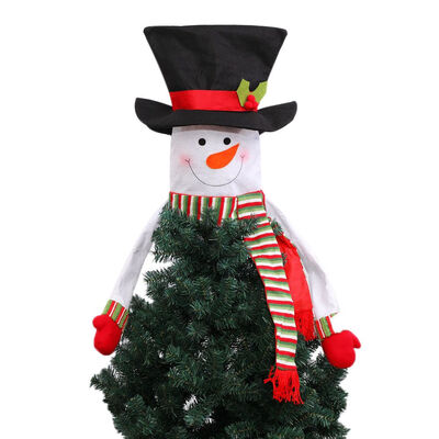 

UpperX Christmas Tree Topper Snowman Hugger - XmasHolidayWinter Wonderland Party Decoration Ornament Supplies