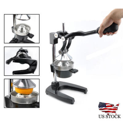 

Orange Hand Press Commercial Manual Citrus Fruit Lemon Juicer Juice Squeezer DIY