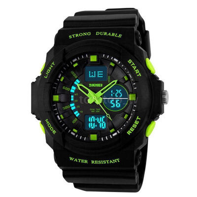 

SKMEI Waterproof Mens LED Analog Digital Quartz Military Sport Wrist Watch UK