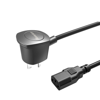 

Huntkey Huntkey GB power cord single-handed plug-in patent certification three-hole power cable for desktop computer rice cooker kettle projector 1 m