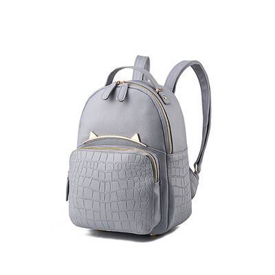 

2016 spring new women bag PU leather backpack for girl student school bag teenagers backpack