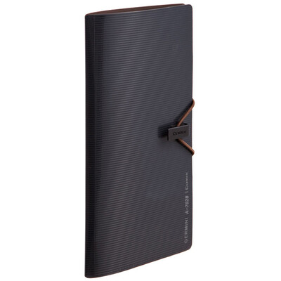 

Comix A7628 30 Portable Business Card Holder Card Album Germini Series Blue
