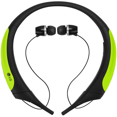 

LG HBS-850 Беспроводная гарнитура Спортивная гарнитура Bluetooth-гарнитура In-Ear Anti-Sweat Talkable Fluorescent Green
