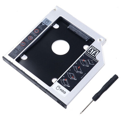 

127mm SATA 2nd Hard Drive HD HDD SSD Caddy Adapter for Lenovo IdeaPad Z585 Z575 Z580 Swap UJ8D1