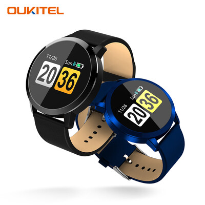 

OUKITEL W1 Water-resistant Smart Watch Color Screen Hear Rate Blood Pressure Fitness Tracker Band Intelligent Pedometer Calorie Ca