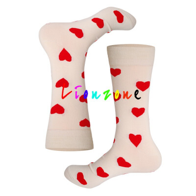 

LIONZONE Brand Men Socks Funny Design Paper Cranes Arrows Hhearts Stars Streetwear Hiphop Cotton Happy Socks