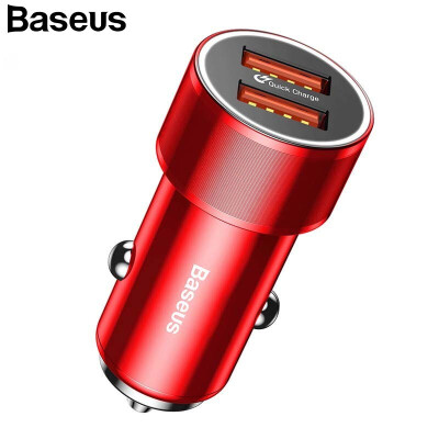 

Baseus 36W Dual USB Quick Charge QC 30 Car Charger For iOS Android Mobile Phone Smartphone