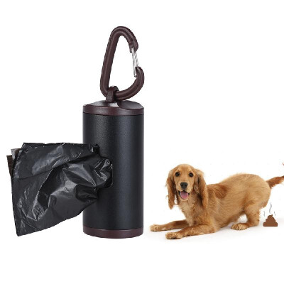 

Dog Poop Bag Colorful Pet Poop Holder Dog Waste Dispenser Aluminum Tube Includes 15pcs Waste Bags Refillable Pet Poop Picker X1P2