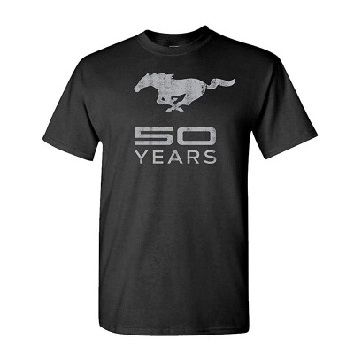 

Classic Ford Mustang 50 Years - Mens Cotton T-Shirt