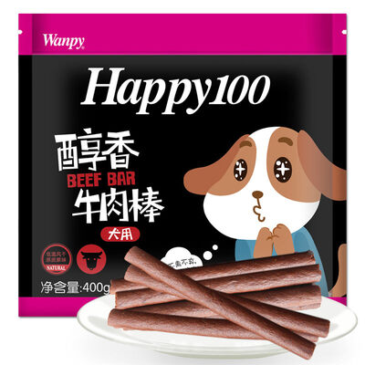 

Naughty Dog Pet Nutrition говядина палки закуски happy100 400g * 3 сумки (для всех пород)