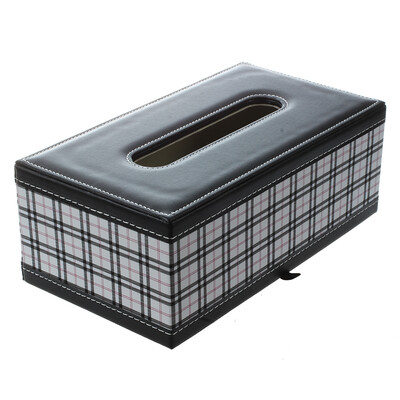 

UpperX Case grain PU leather tissue box