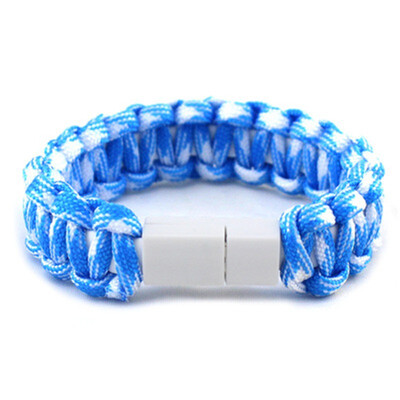 

USB Cable Bracelet Charging Sync Data Cable Cord For Samsung Galaxy S5 S6 Edge J5 A3 Xiaomi Redmi