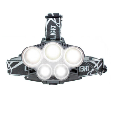 

BRELONG LED Headlamp 5LEDs USB Battery Powered White Light