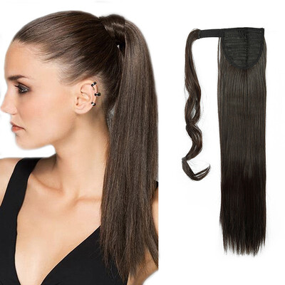 

3 Types Ponytail Extensions One Piece Claw Jaw Pony Tail Clip in Hair Extensions Curly Long Straight Soft Silky