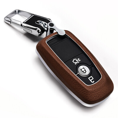 

SAIBON Ford key bag for Ford Rui car 17 new Mondeo key bag leather key set car accessories
