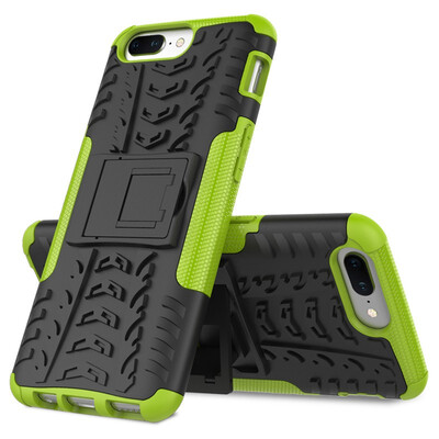 

Fivice One Plus 5 Case TPU anti-fall tire pattern back clip bracket phone case