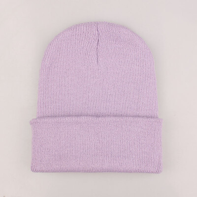 

Fluorescent cap acrylic wool cap men&women couples autumn&winter knitted caps