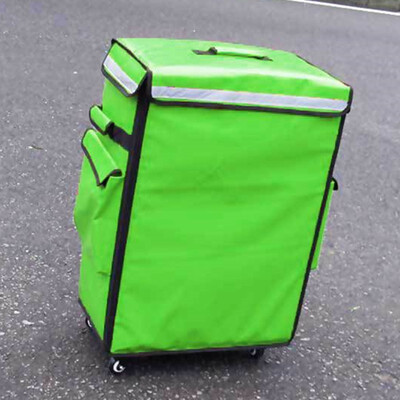 

1680D extra large bags insulation package ice pack delivery lunch box backpack suitcase travel lunch bag Universal wheel luggage